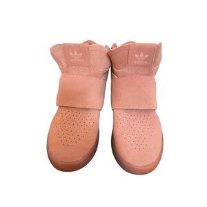 Adidas Originals Tubular Strap Sneakers CG5090 Suede High Pink Size 5.5